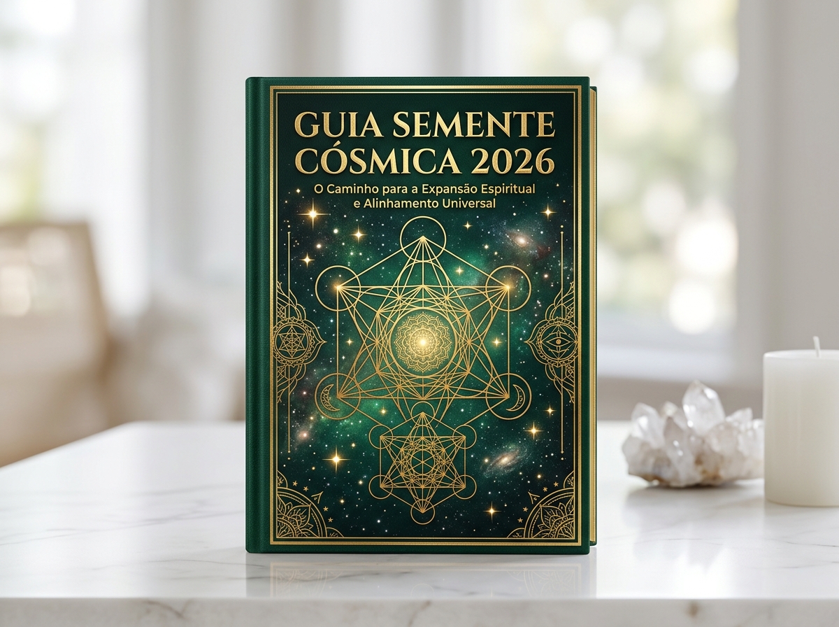 Capa Ebook Guia Semente Cósmica 2026